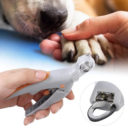 Pet Nail Clipper LED Light & Safety Lock