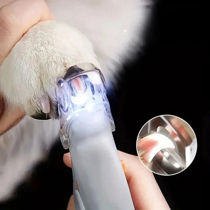 Pet Nail Clipper LED Light & Safety Lock