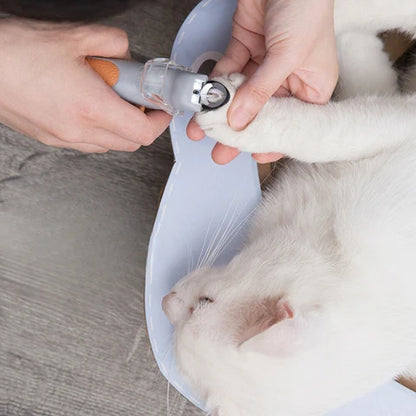 Pet Nail Clipper LED Light & Safety Lock