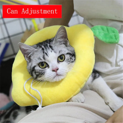 Pet Recovery Collar Soft Cotton Adjustable Washable Fit
