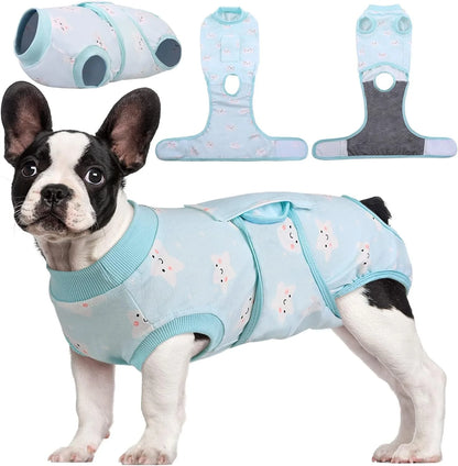 Pet Recovery Shirt Breathable Wound Protection Secure Closures