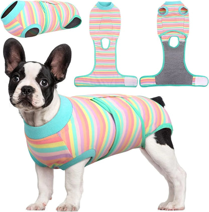 Pet Recovery Shirt Breathable Wound Protection Secure Closures