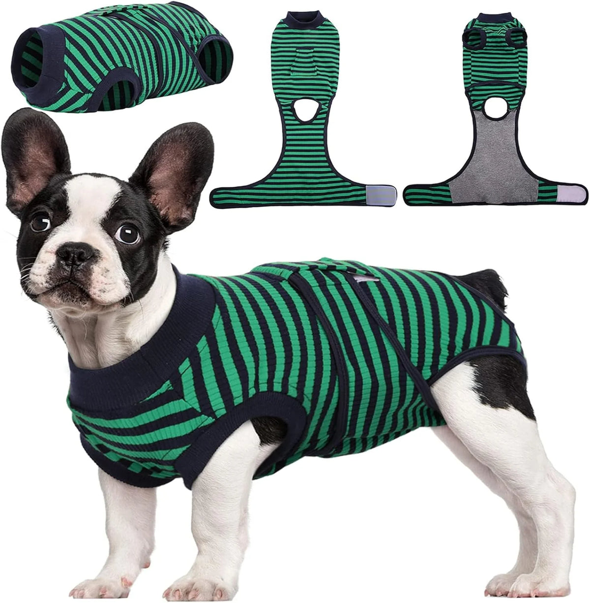 Pet Recovery Shirt Breathable Wound Protection Secure Closures