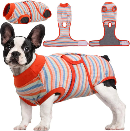 Pet Recovery Shirt Breathable Wound Protection Secure Closures