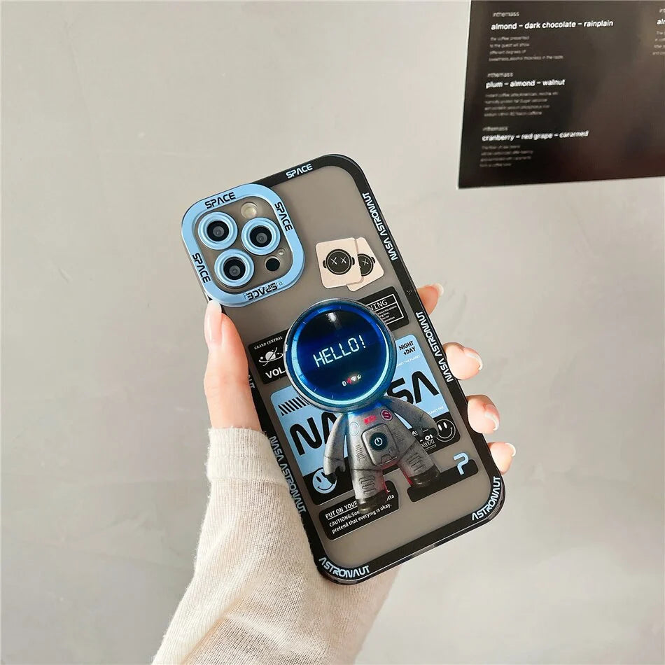 Phone Case Astronaut Design Shockproof TPU Slim Profile