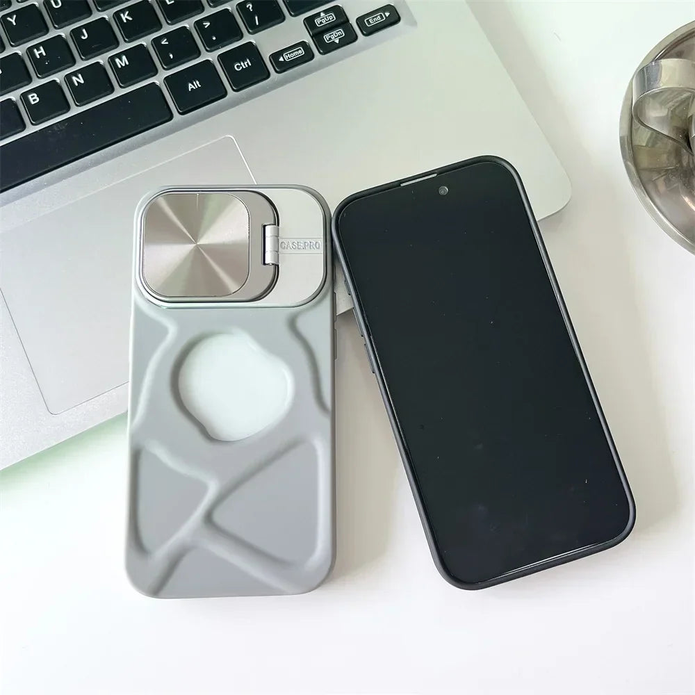 Phone Case Flip Camera Lens Cover Magnetic Accessory Compatible