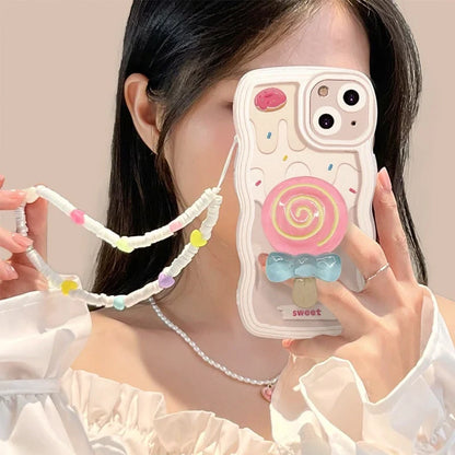Phone Case Raised 3D Heart Shock-Resistant Soft TPU