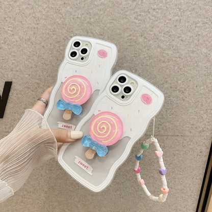 Phone Case Raised 3D Heart Shock-Resistant Soft TPU
