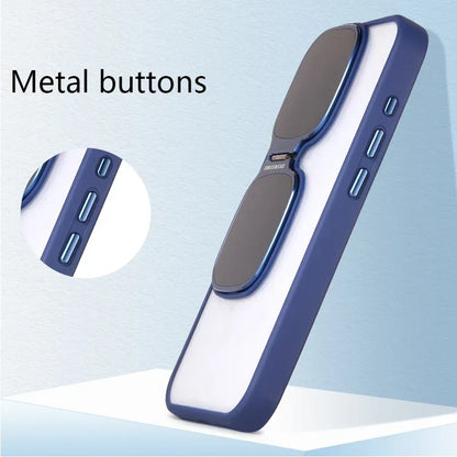 Phone Case Retractable Kickstand Raised Camera Protection Acrylic
