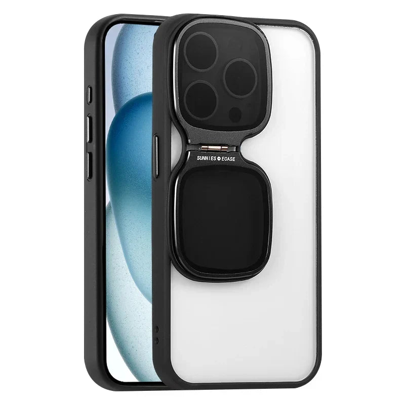 Phone Case Retractable Kickstand Raised Camera Protection Acrylic