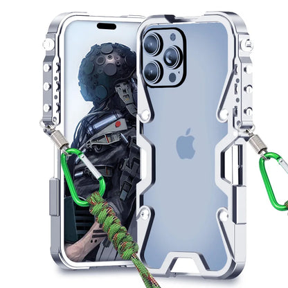 Phone Case Shockproof Alloy Frame Non-Slip Grip Anti-Fingerprint Matte Finish
