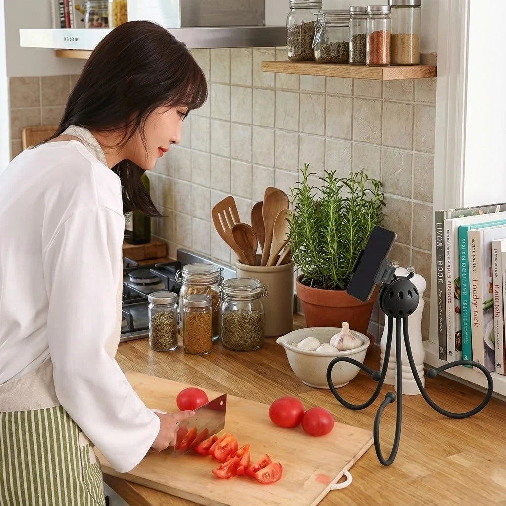 Phone Holder Flexible Legs Adjustable Angle Hands-Free Viewing