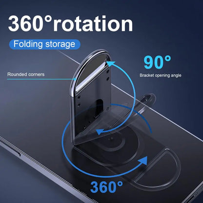 Phone Holder Magnetic 360° Rotation Foldable Design