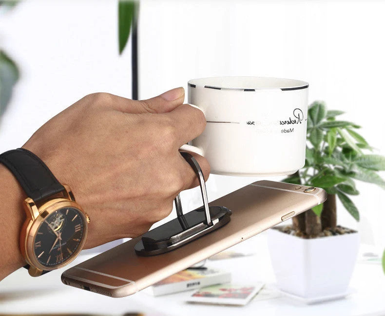 Phone Ring Holder Magnetic Grip & USB-Rechargeable Flameless Lighter