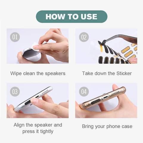 Phone Speaker Protector Fine Mesh Dust & Splash-Resistant