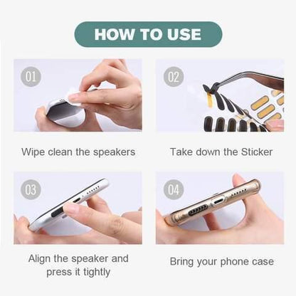 Phone Speaker Protector Fine Mesh Dust & Splash-Resistant