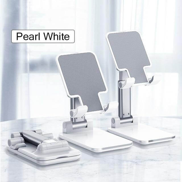 Phone & Tablet Stand Adjustable Height Foldable Metal Design