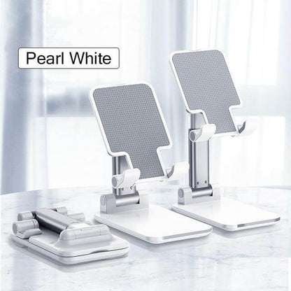 Phone & Tablet Stand Adjustable Height Foldable Metal Design