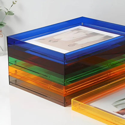 Photo Frame Transparent Floating Desk & Wall Display