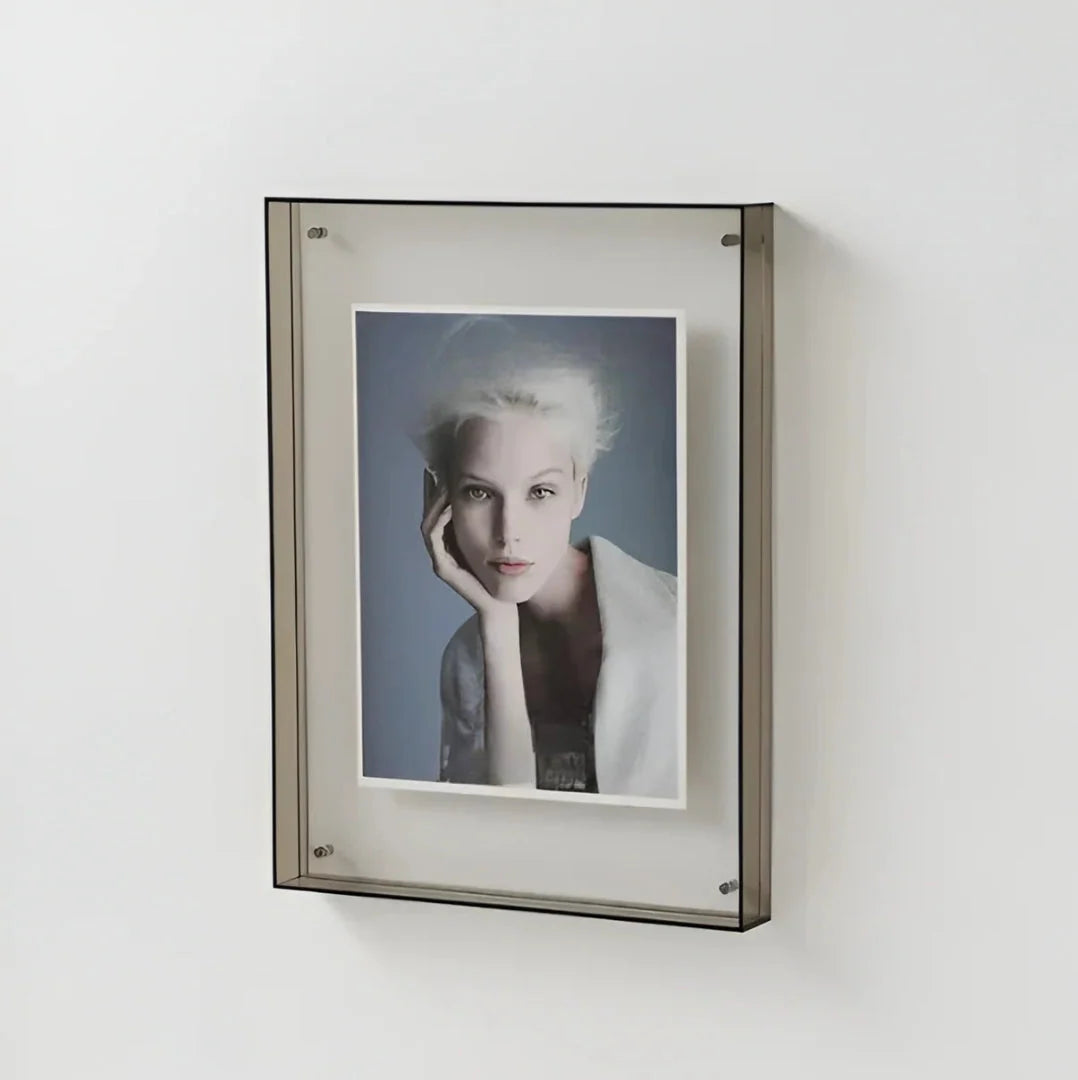 Photo Frame Transparent Floating Desk & Wall Display