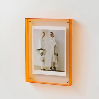 Photo Frame Transparent Floating Desk & Wall Display