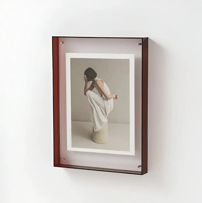 Photo Frame Transparent Floating Desk & Wall Display