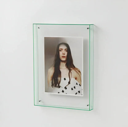 Photo Frame Transparent Floating Desk & Wall Display