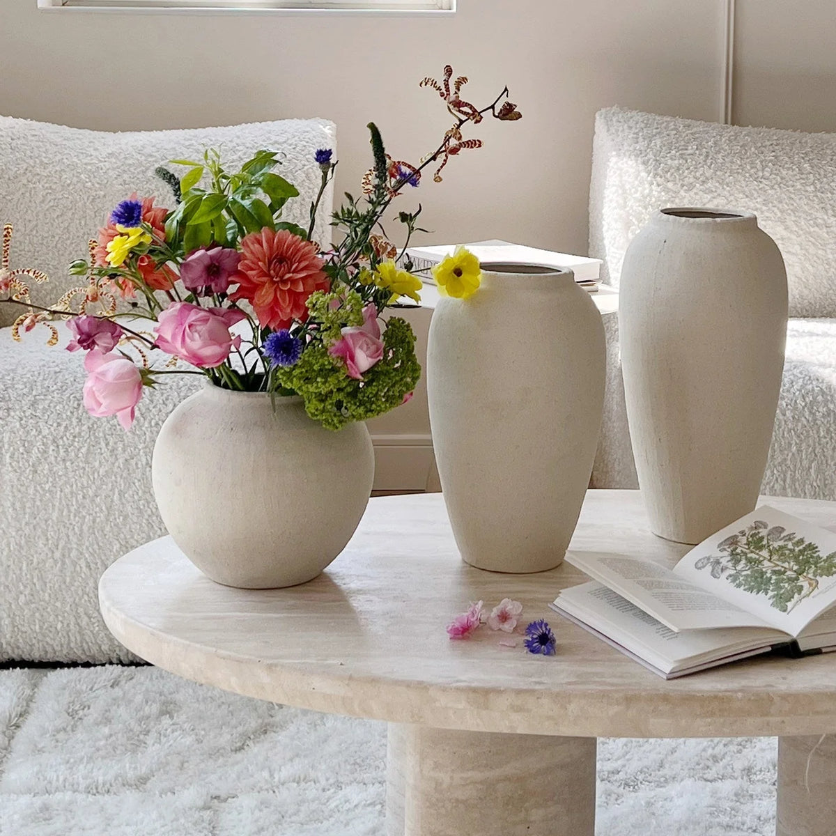 Planter Ceramic Rustic Textured 11 cm Opening