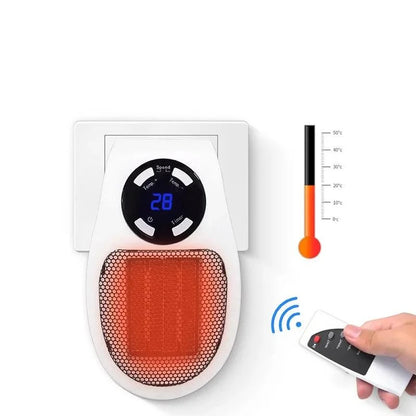 Plug-In Heater Digital Thermostat & Timer 500W