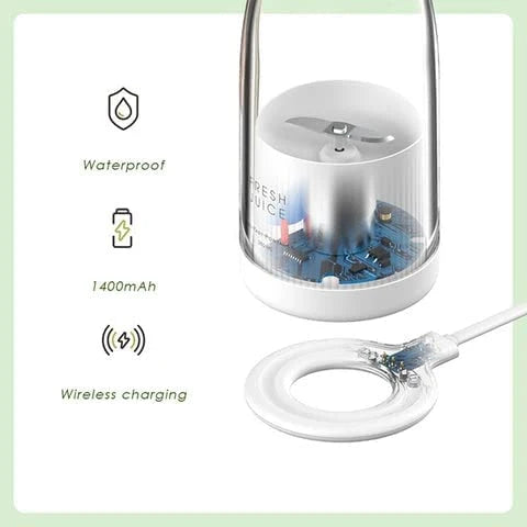Portable Blender USB Rechargeable Stainless Steel 16.91 Fl Oz