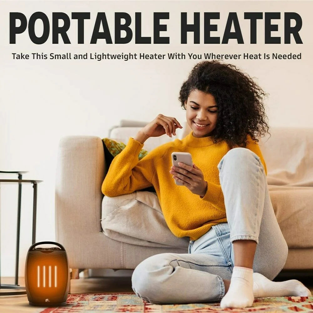 Portable Heater Quiet & Compact 360 Degree Oscillation
