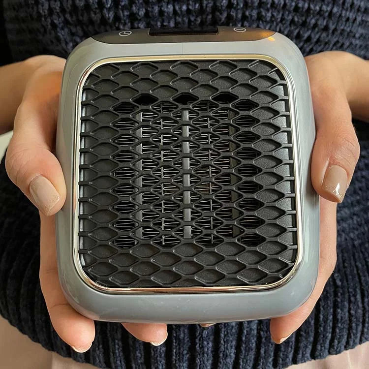 Portable Space Heater Adjustable Timer Quiet Operation Tip-Over Protection