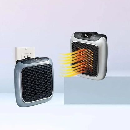 Portable Space Heater Adjustable Timer Quiet Operation Tip-Over Protection