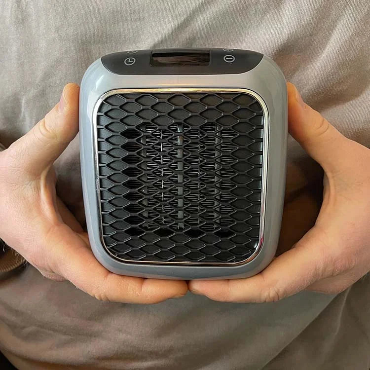 Portable Space Heater Adjustable Timer Quiet Operation Tip-Over Protection