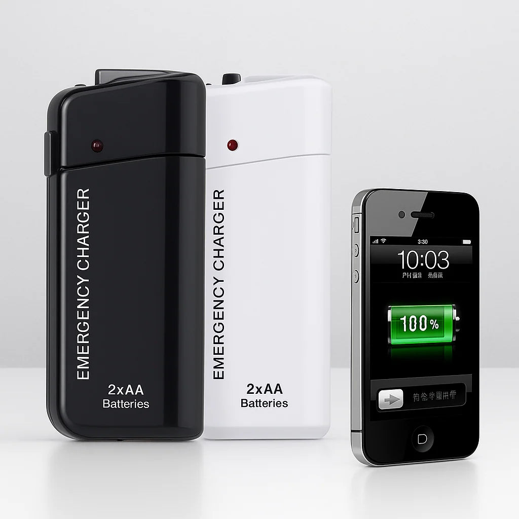 Power Bank Two AA Battery Powered LED Indicator