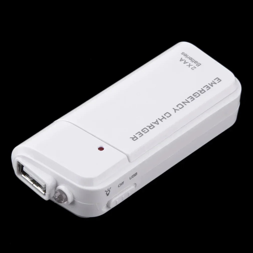 Power Bank Two AA Battery Powered LED Indicator
