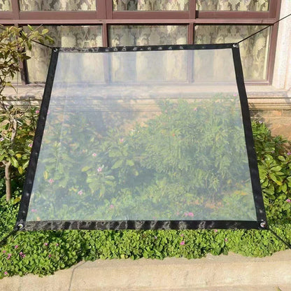 Protective Tarp Clear Weather-Resistant Tear-Resistant PE