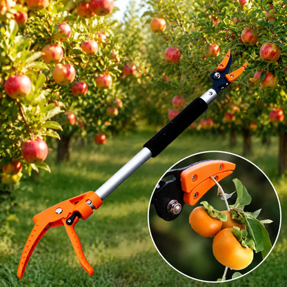Pruning Shears Telescopic Handle Spring-Assisted Cutting