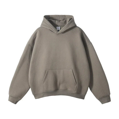 Pullover Hoodie Relaxed Fit Kangaroo Pocket Hooded
