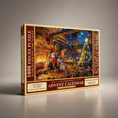 Puzzle Advent Calendar 1008 Pieces Christmas Jigsaw