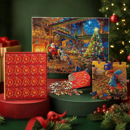 Puzzle Advent Calendar 1008 Pieces Christmas Jigsaw