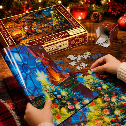 Puzzle Advent Calendar 1008 Pieces Christmas Jigsaw
