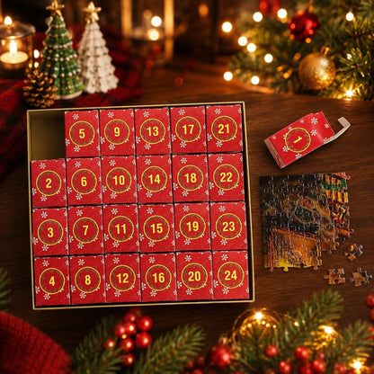 Puzzle Advent Calendar 1008 Pieces Christmas Jigsaw