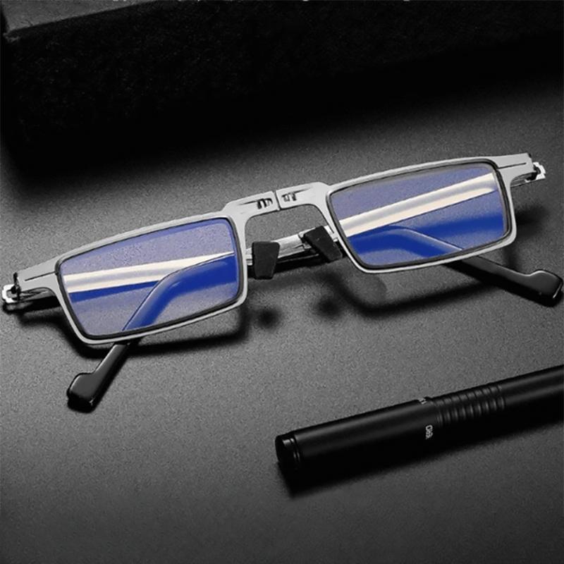 Reading Glasses Titanium Foldable Blue Light Filter