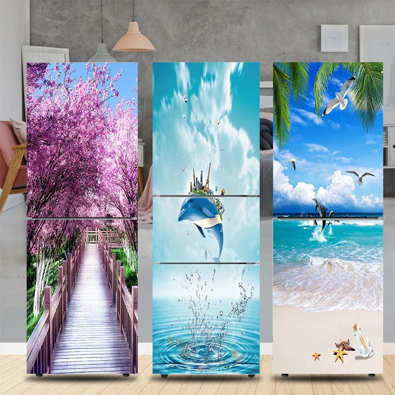 Refrigerator Sticker Self-Adhesive Waterproof PVC