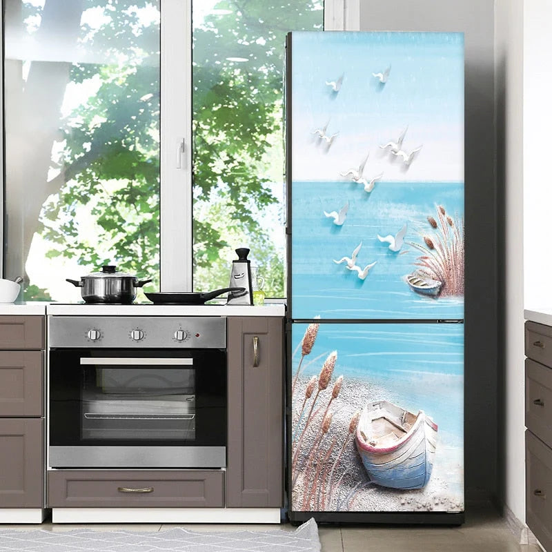 Refrigerator Sticker Self-Adhesive Waterproof PVC