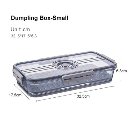 Refrigerator Storage Box Transparent Lidded Plastic