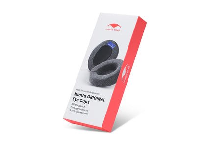 Replacement Sleep Mask Eye Cups Blackout Adjustable Fit Soft Foam