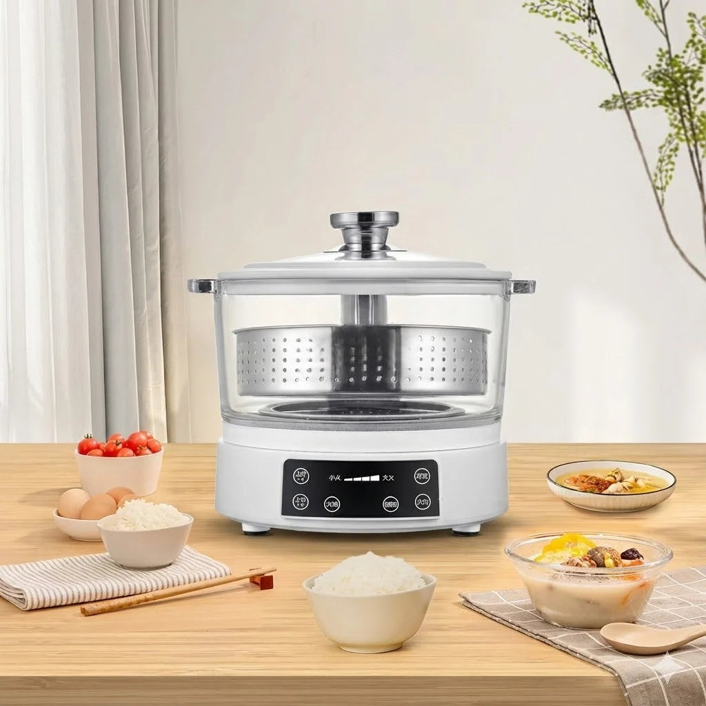 Rice Cooker Low-Starch Cooking 3.17 Qt Capacity