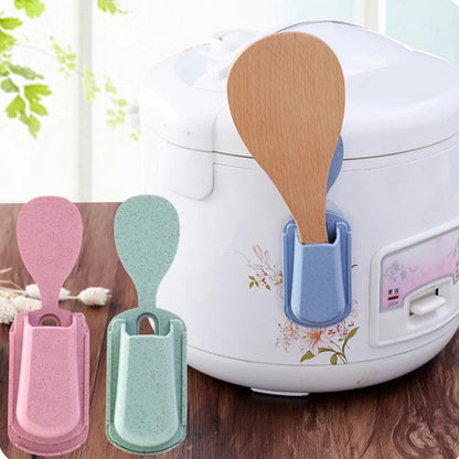 Rice Paddle Anti-Stick Wall-Mounted Storage